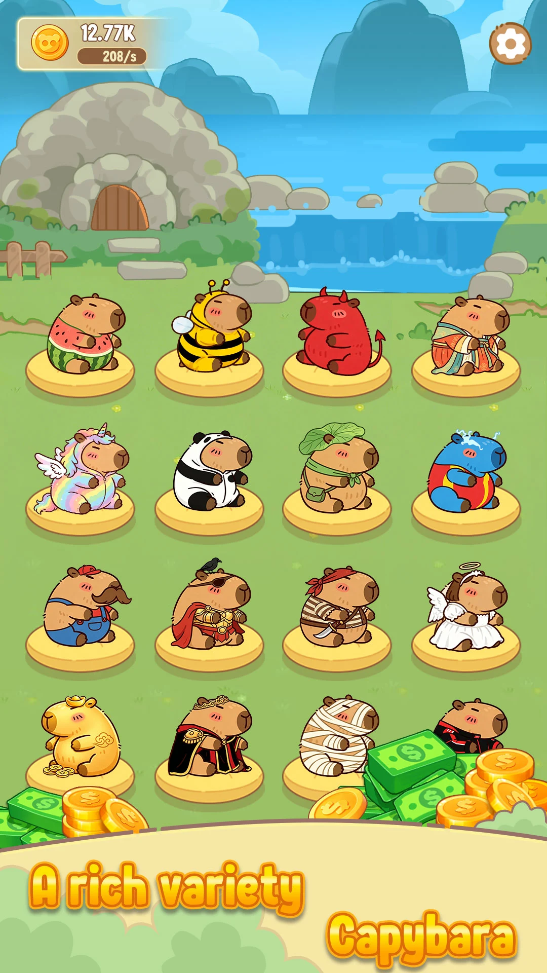 Soft Capybara Merge screenshot